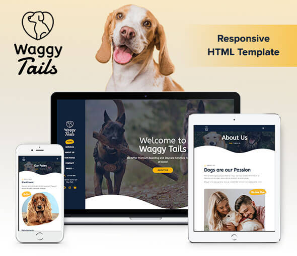 Waggy Tails HTML Template